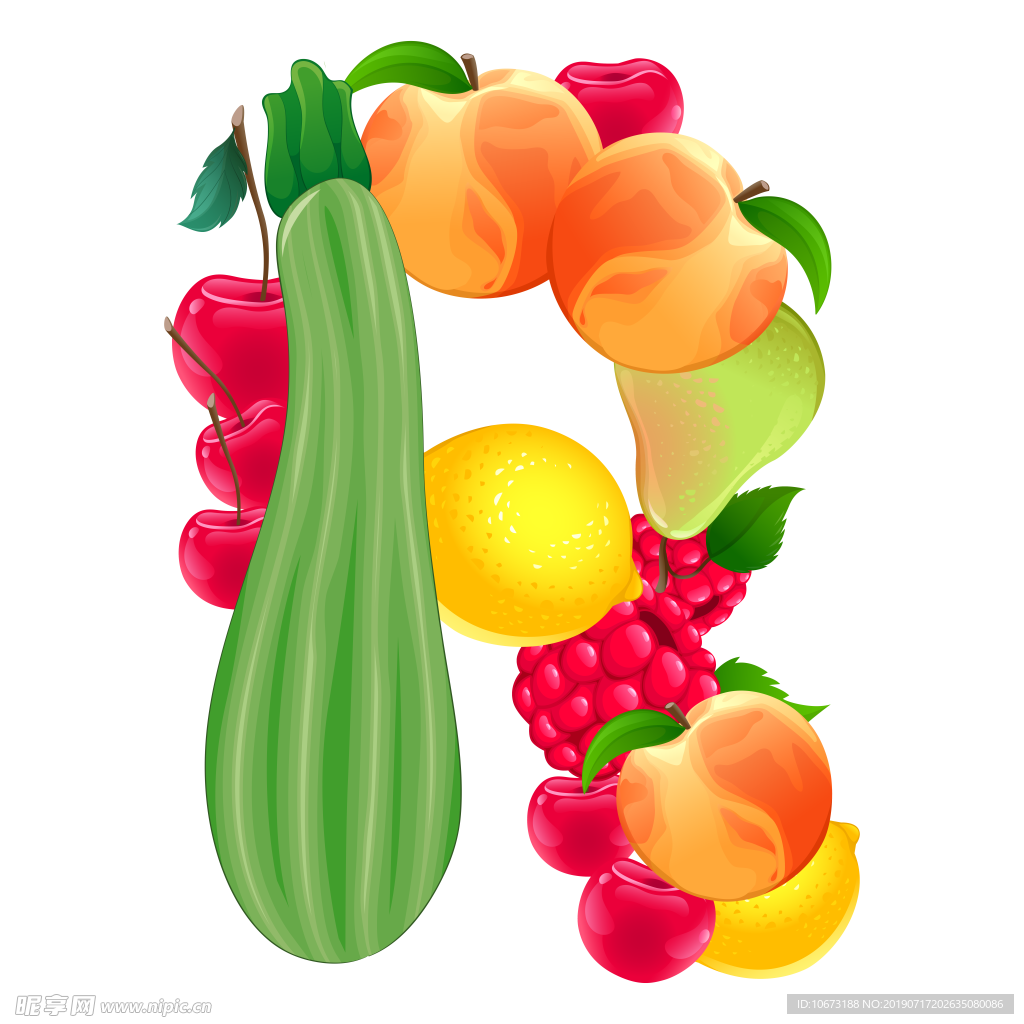 卡通字母