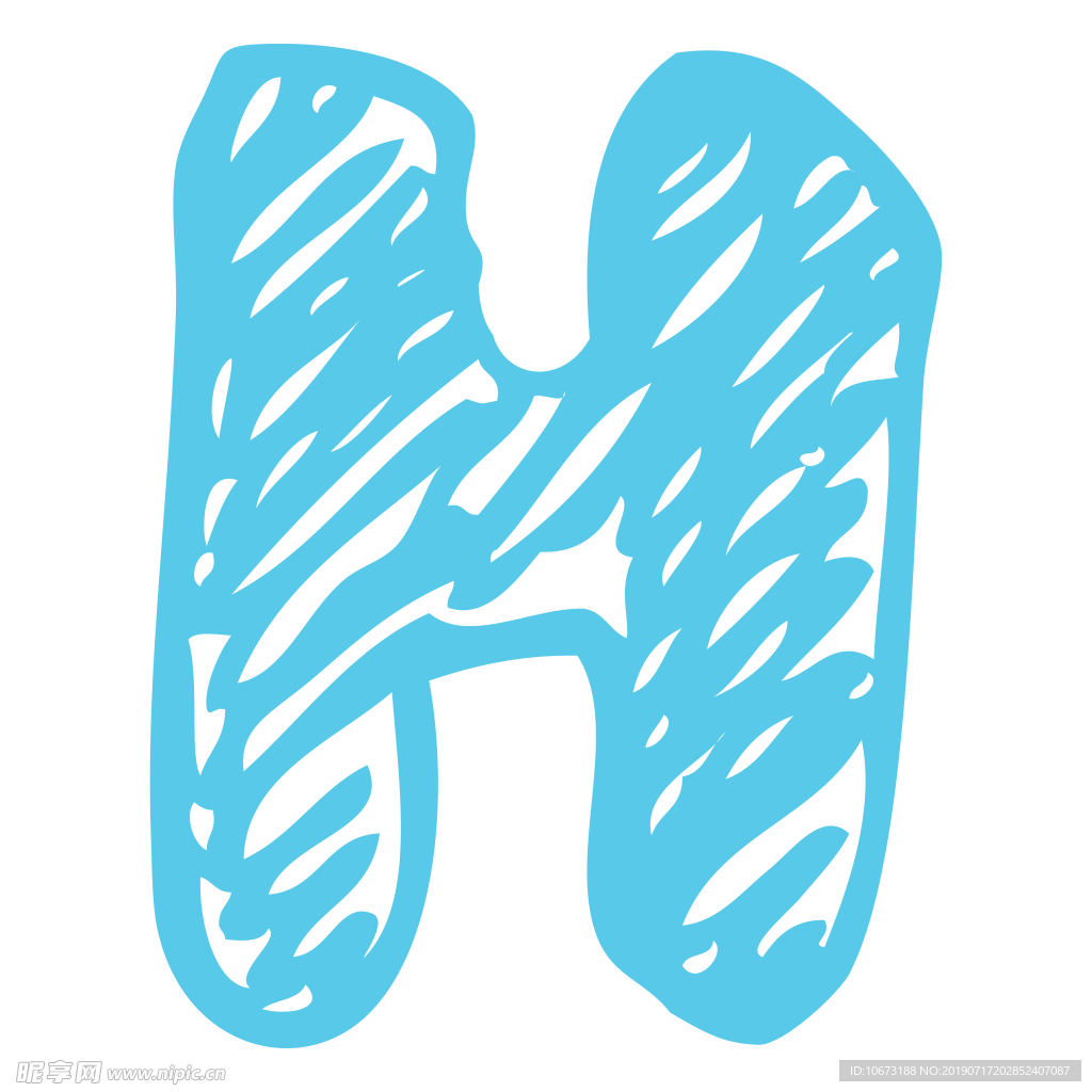 卡通字母
