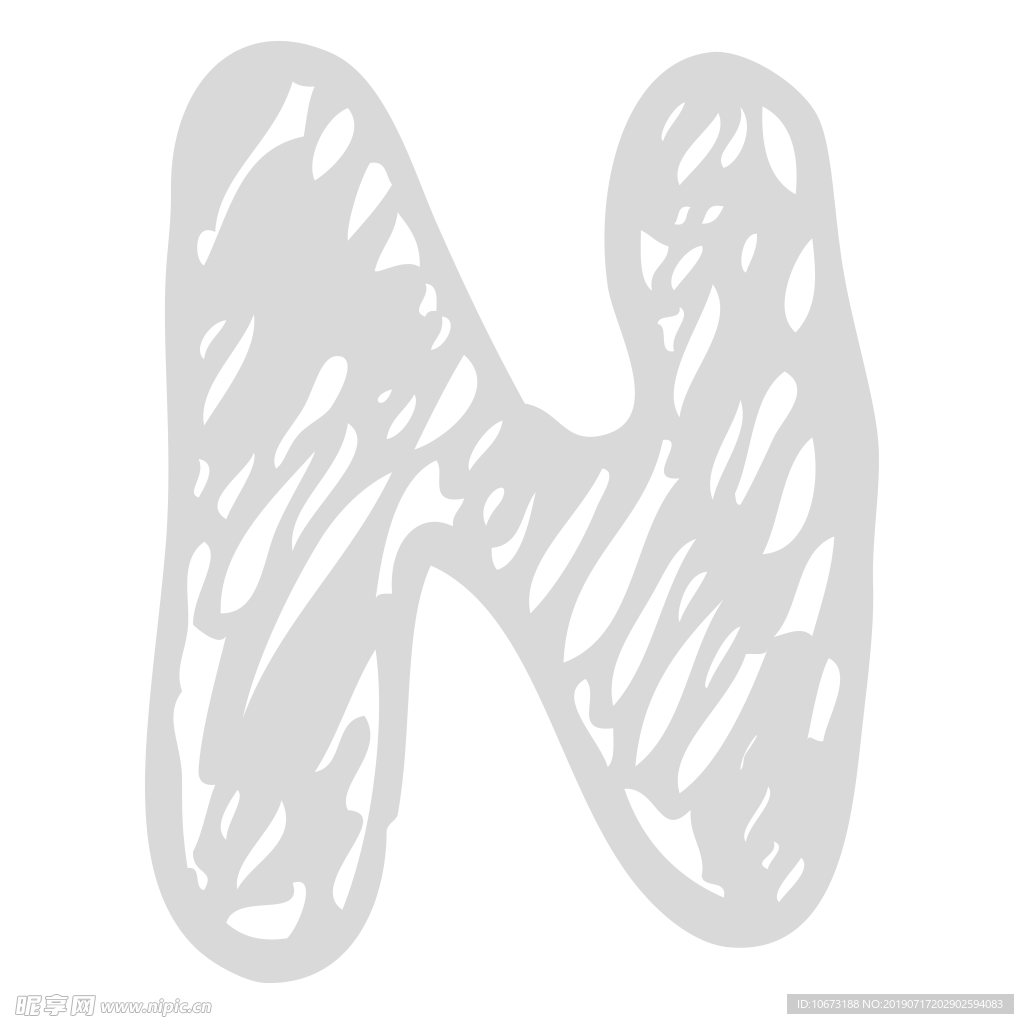 卡通字母