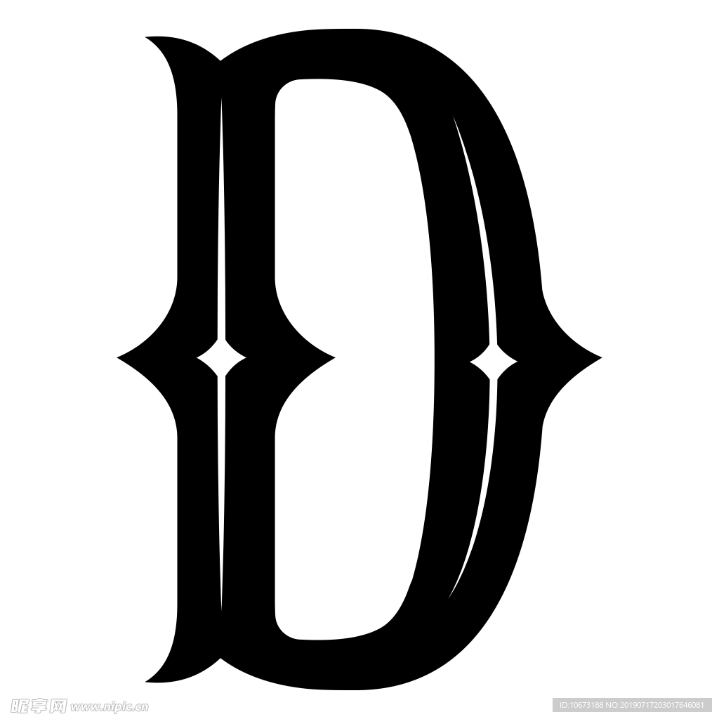 卡通字母