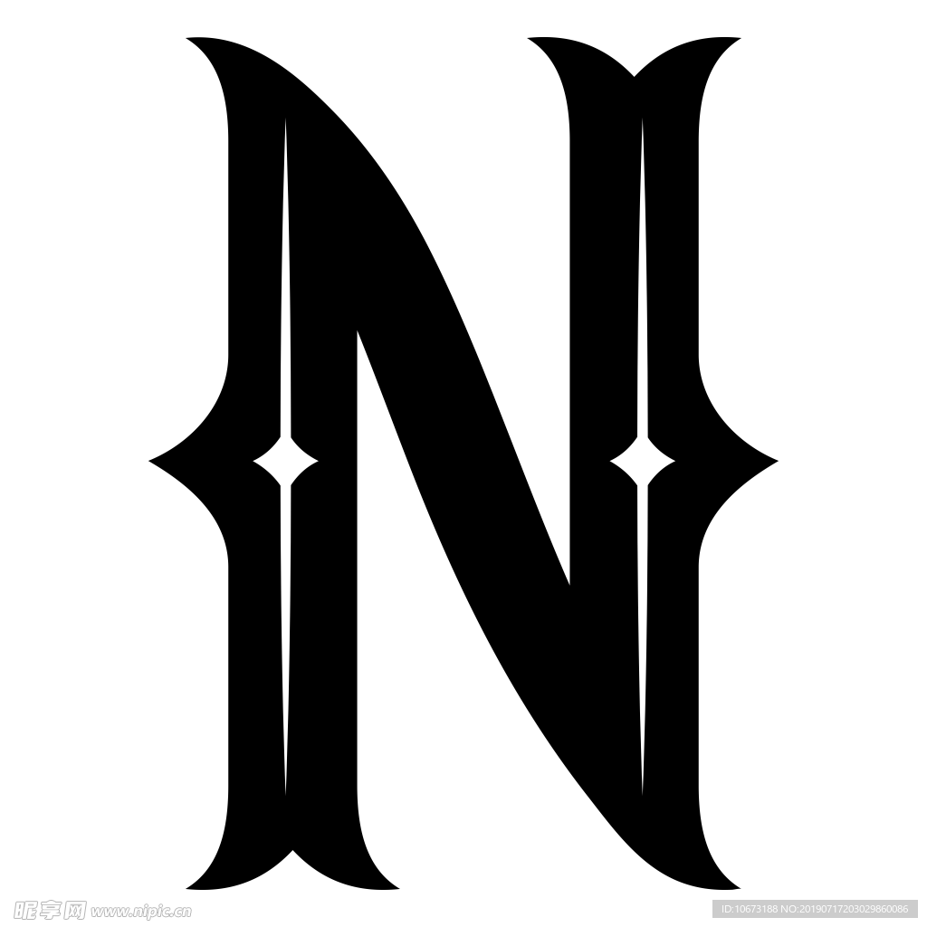 卡通字母