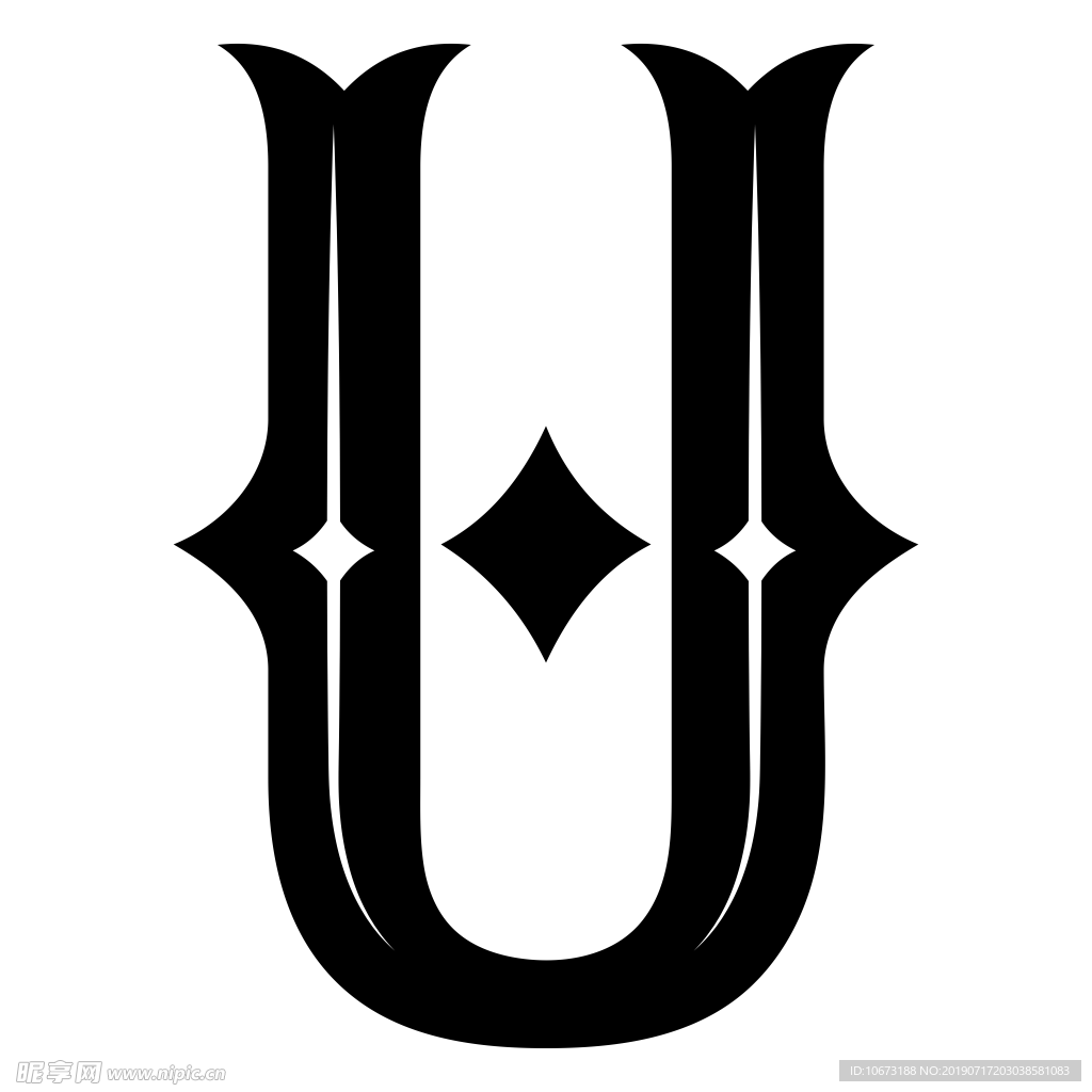 卡通字母