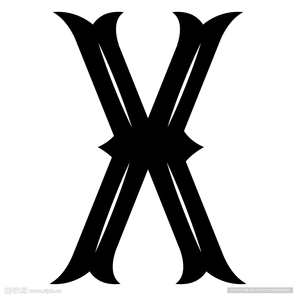 卡通字母