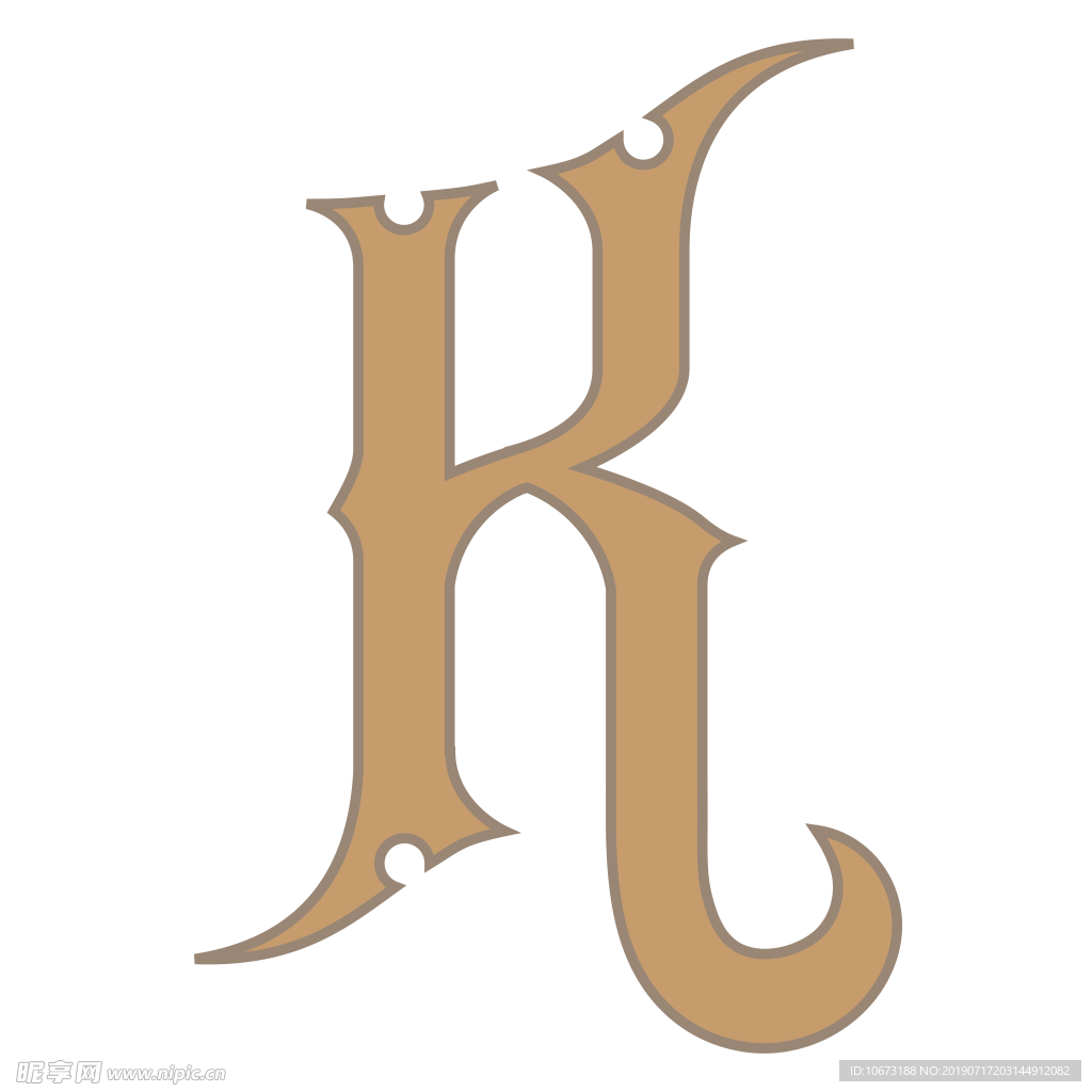 卡通字母