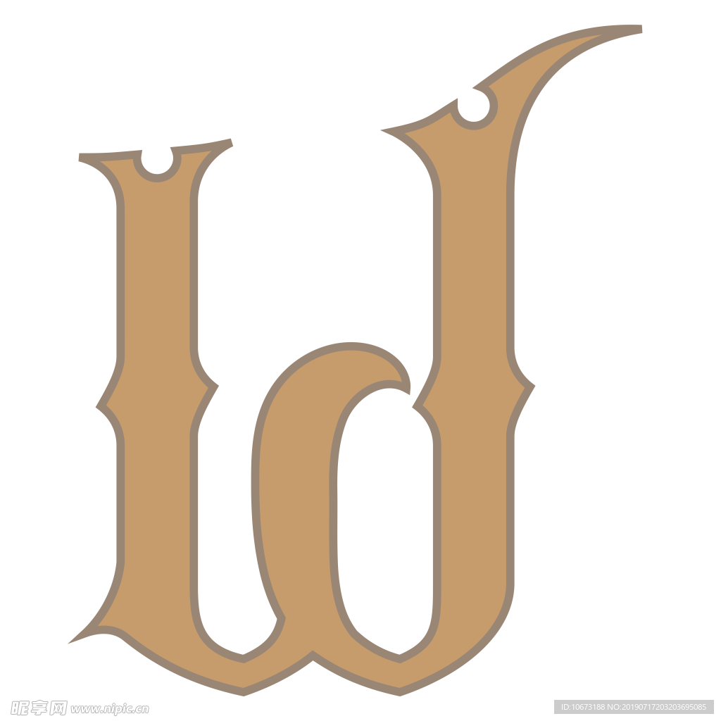 卡通字母