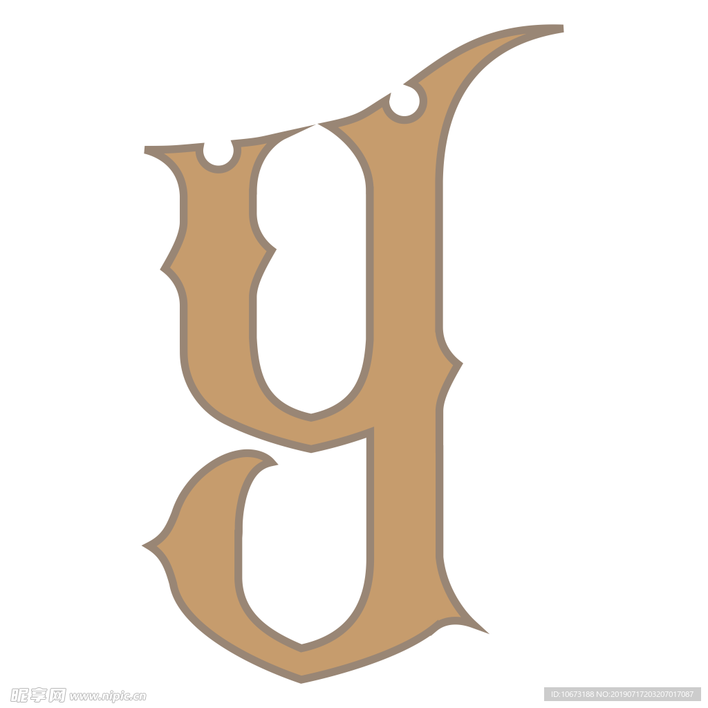 卡通字母