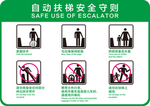 自动扶梯安全守则