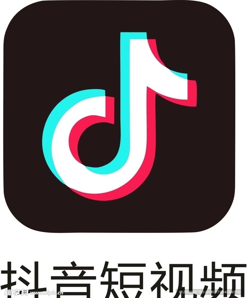 抖音短视频LOGO图标