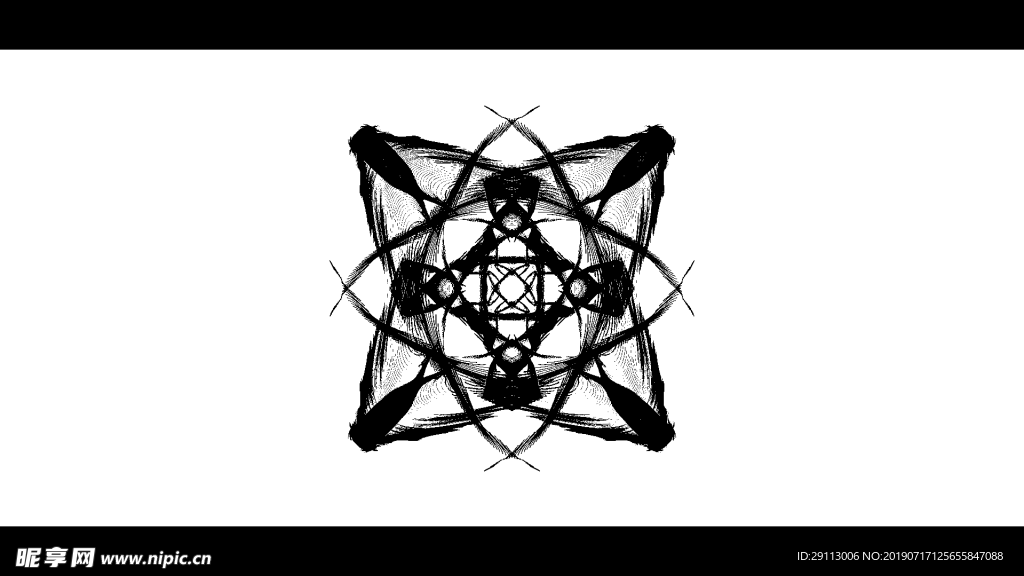 炭笔水墨素材图案