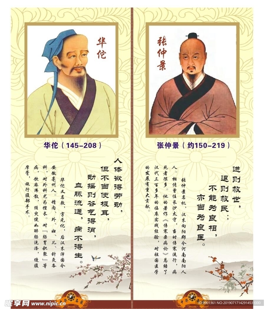 华佗张仲景
