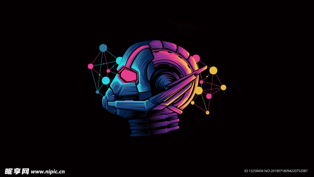 蚁人卡通头像背景