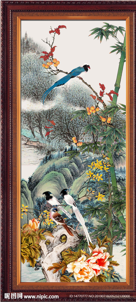 国画竹子
