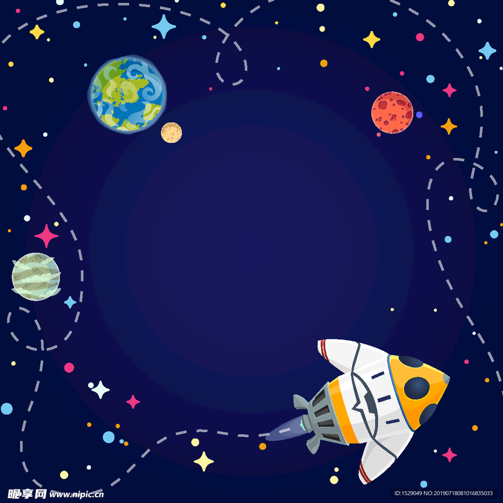 卡通太空宇宙