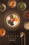 创意韩国美食设计食品海报