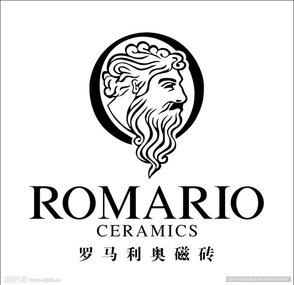 罗马利奥磁砖logo