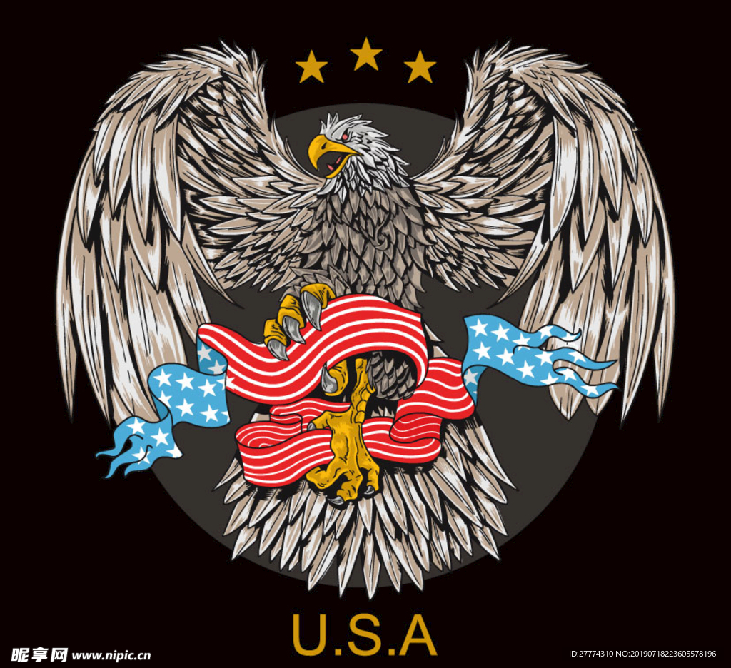 美国鹰徽标