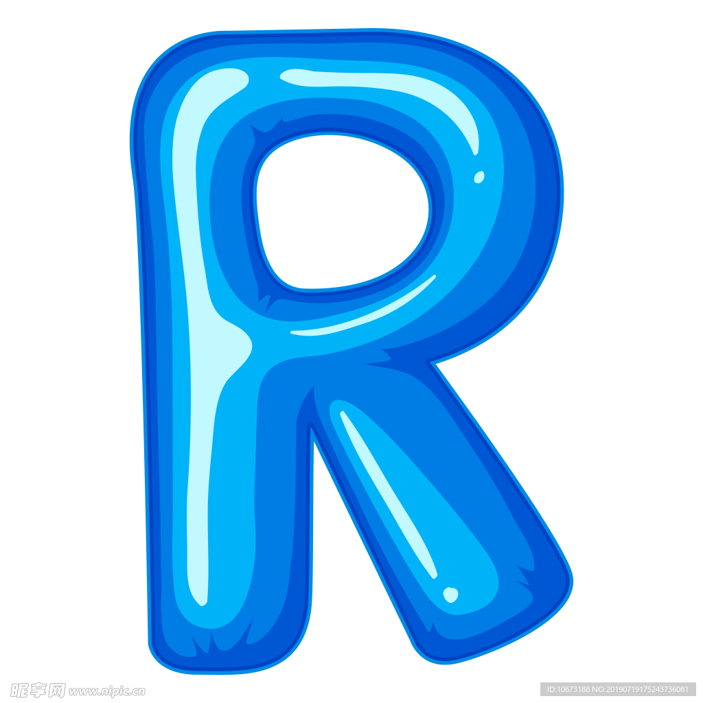 卡通字母