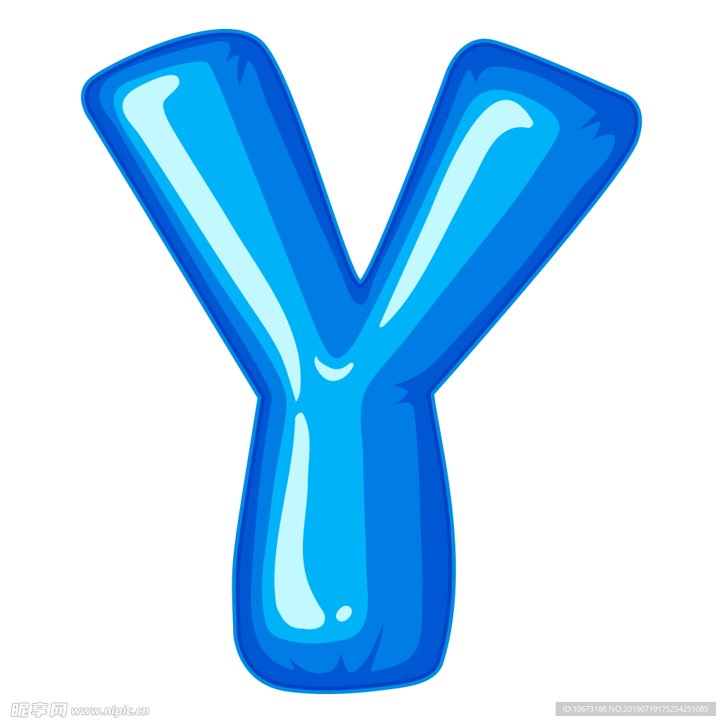 卡通字母