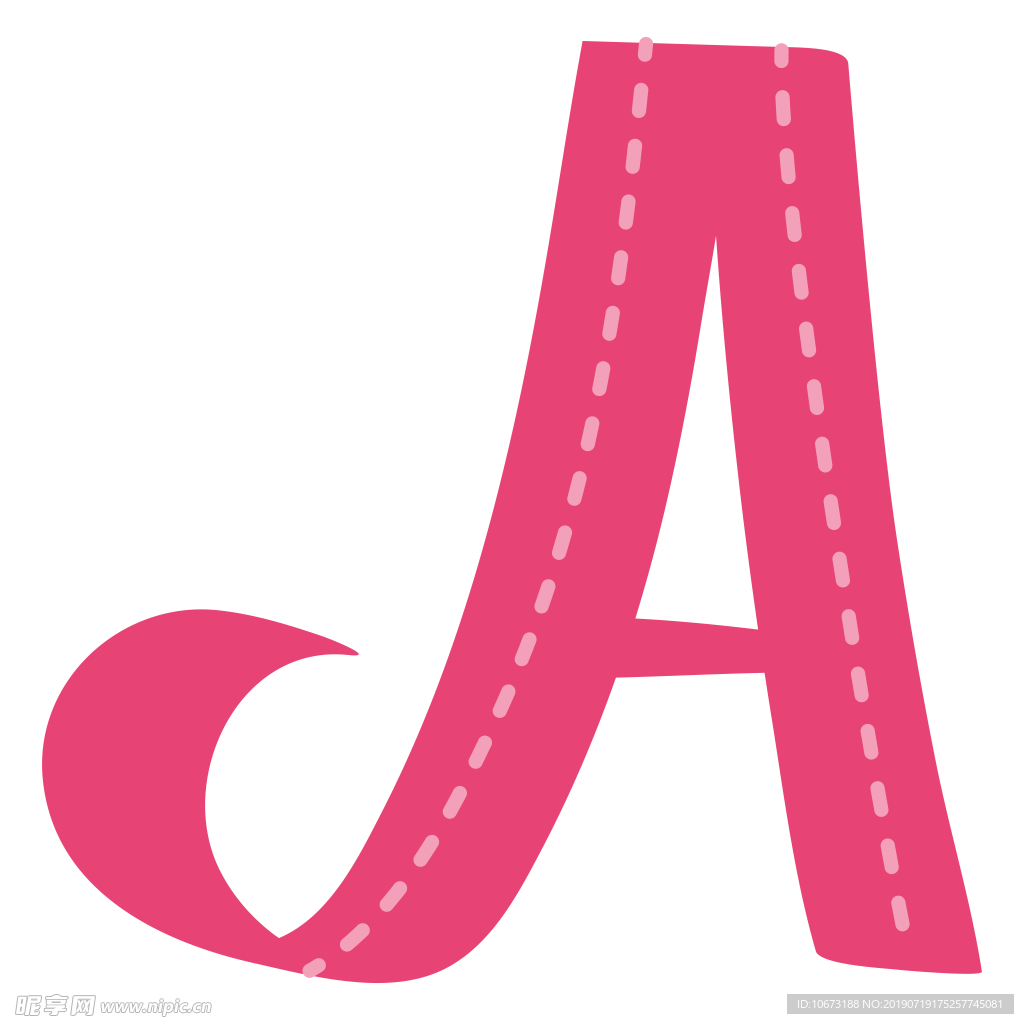 卡通字母