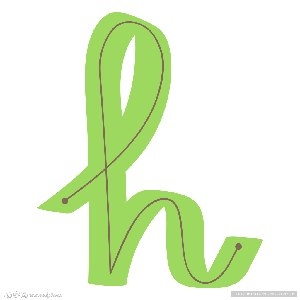 卡通字母