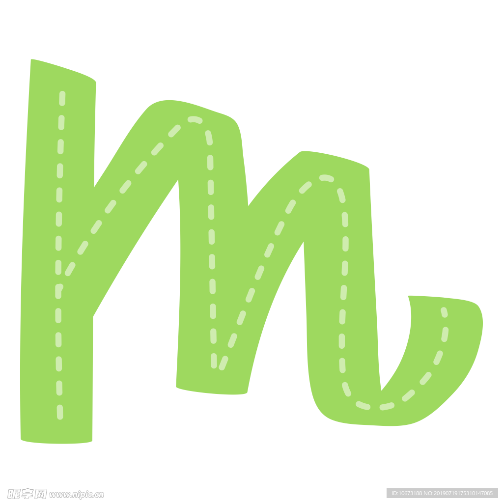 卡通字母