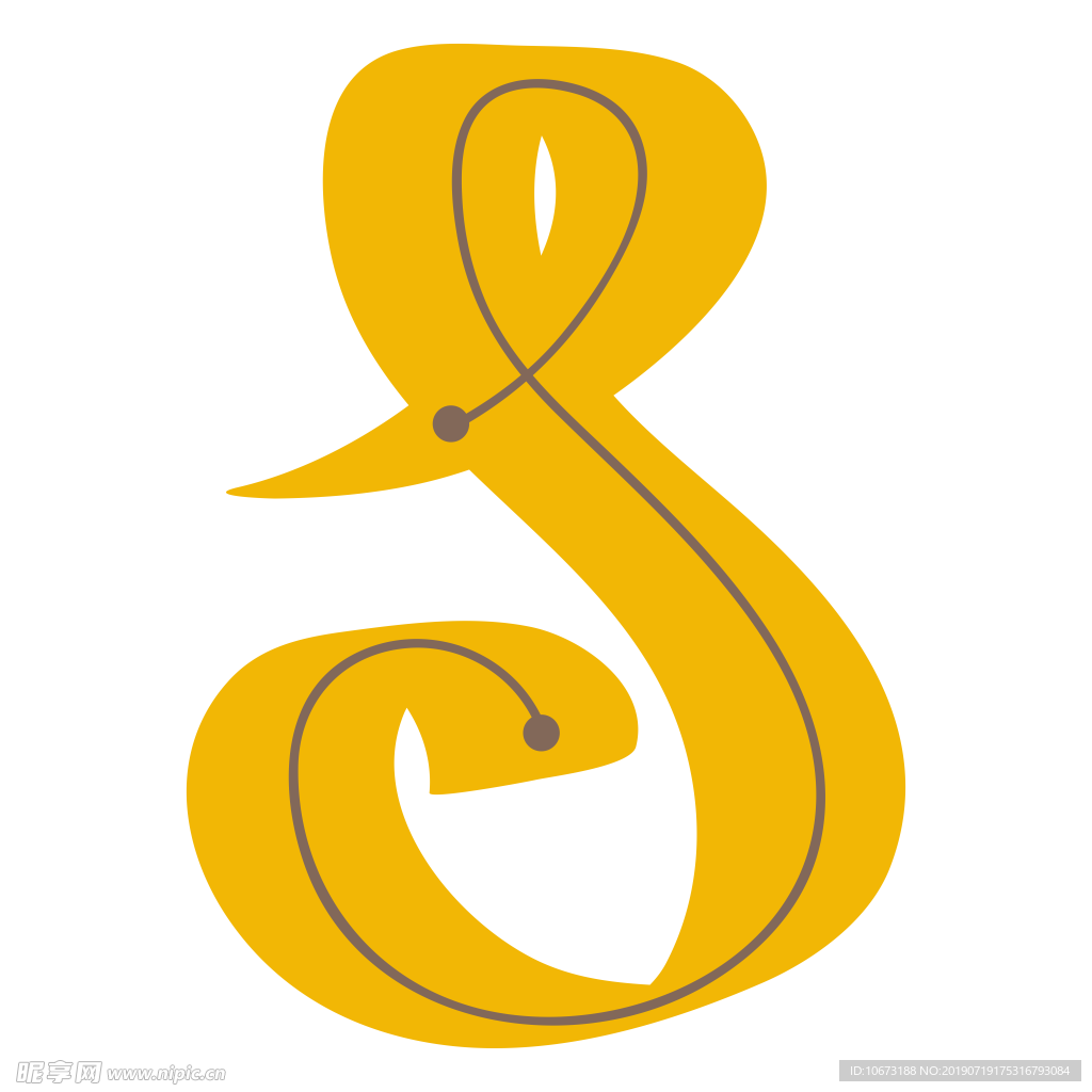卡通字母