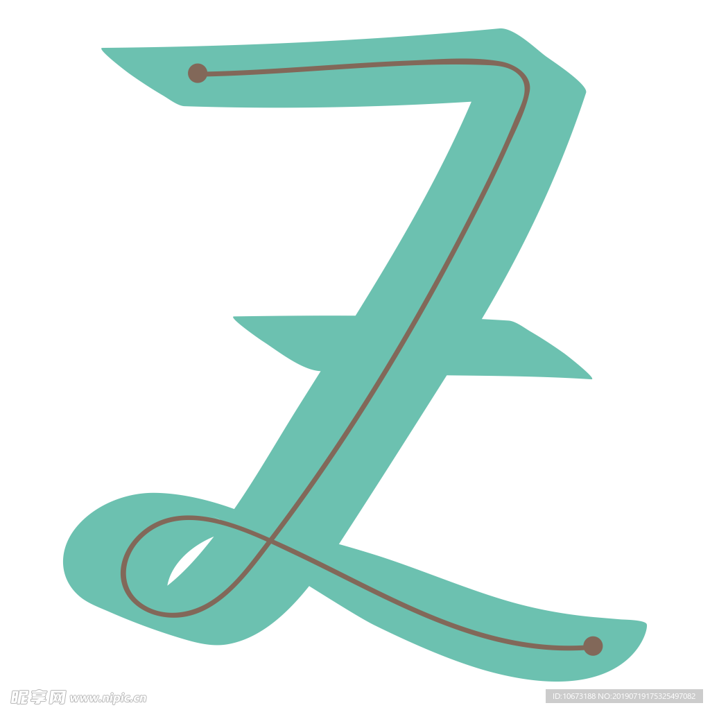 卡通字母
