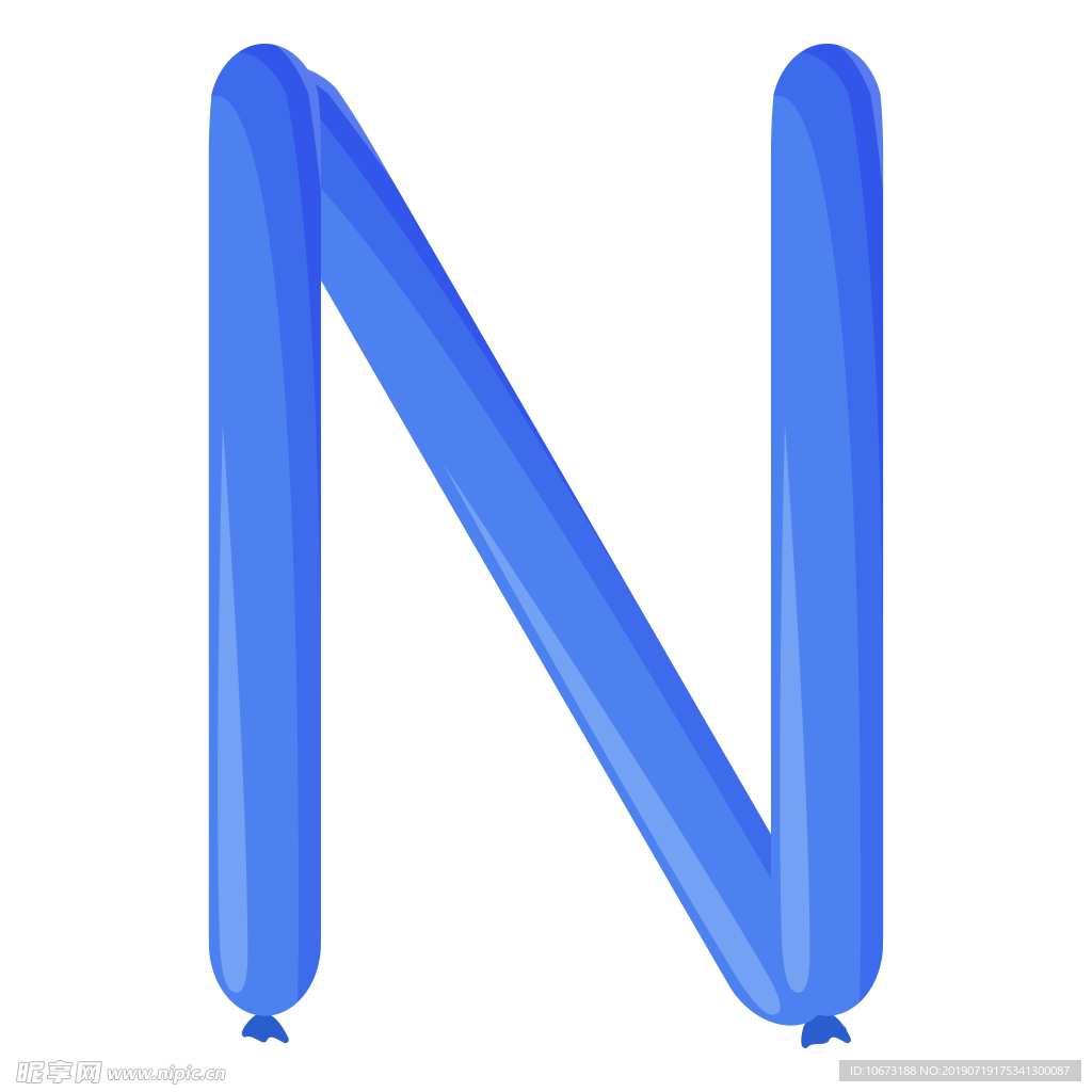 卡通字母