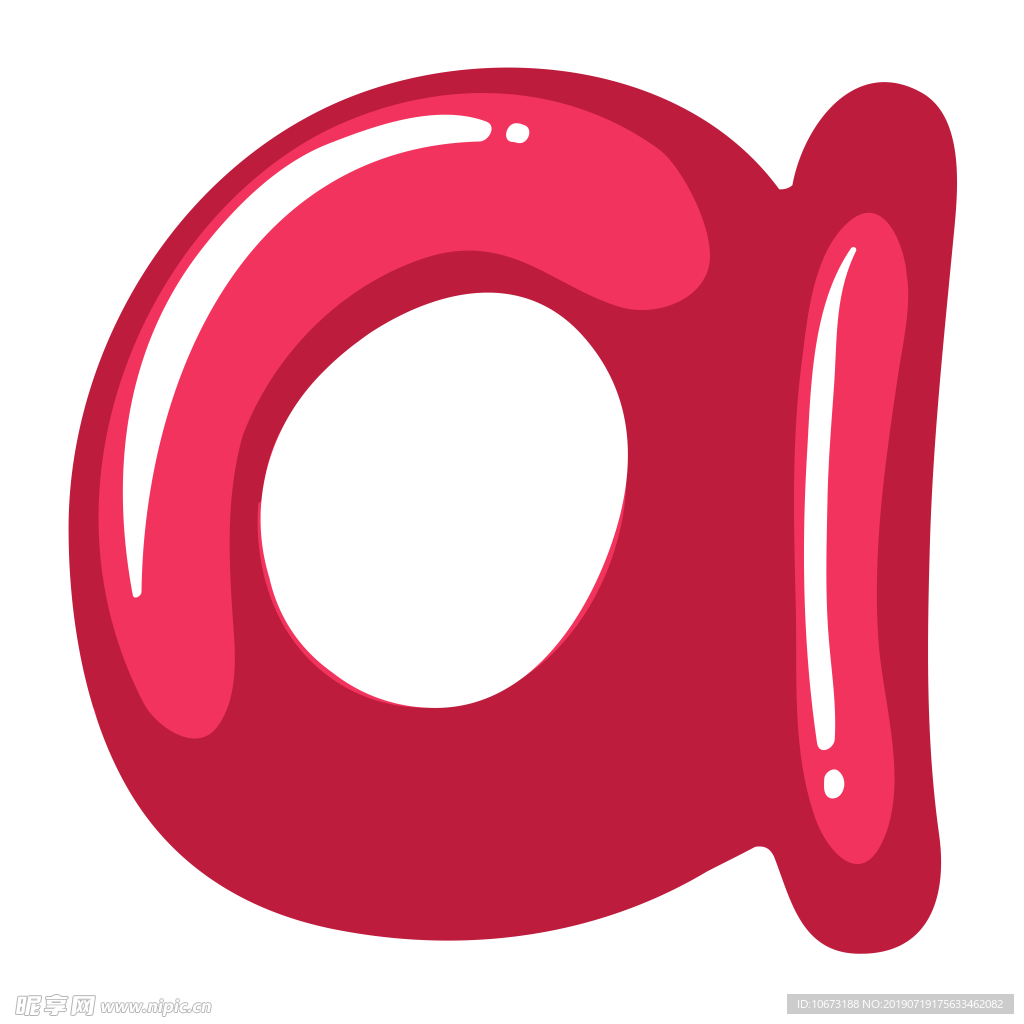 卡通字母