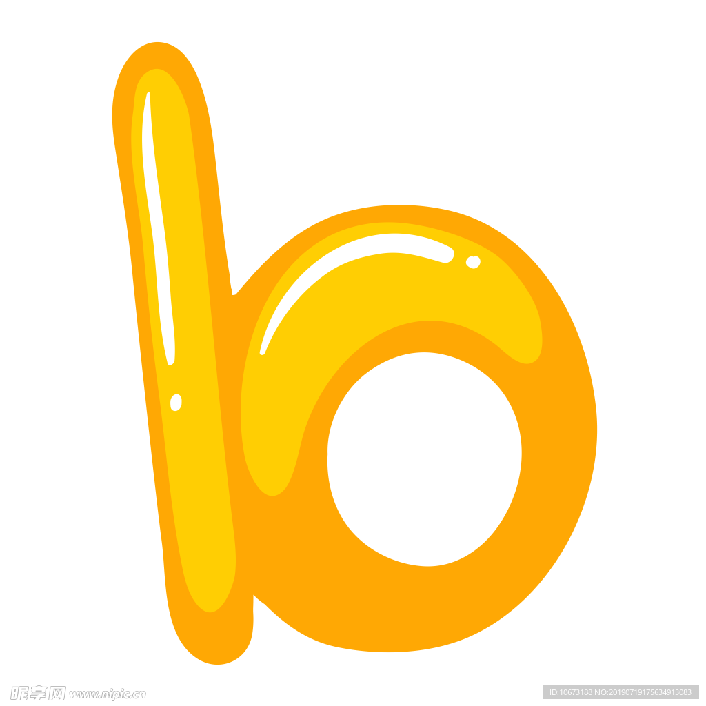 卡通字母