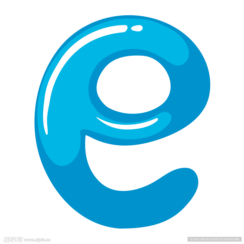 卡通字母