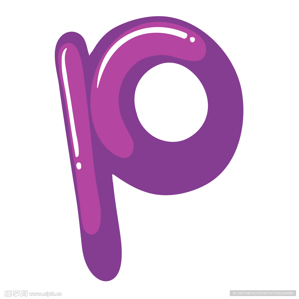卡通字母