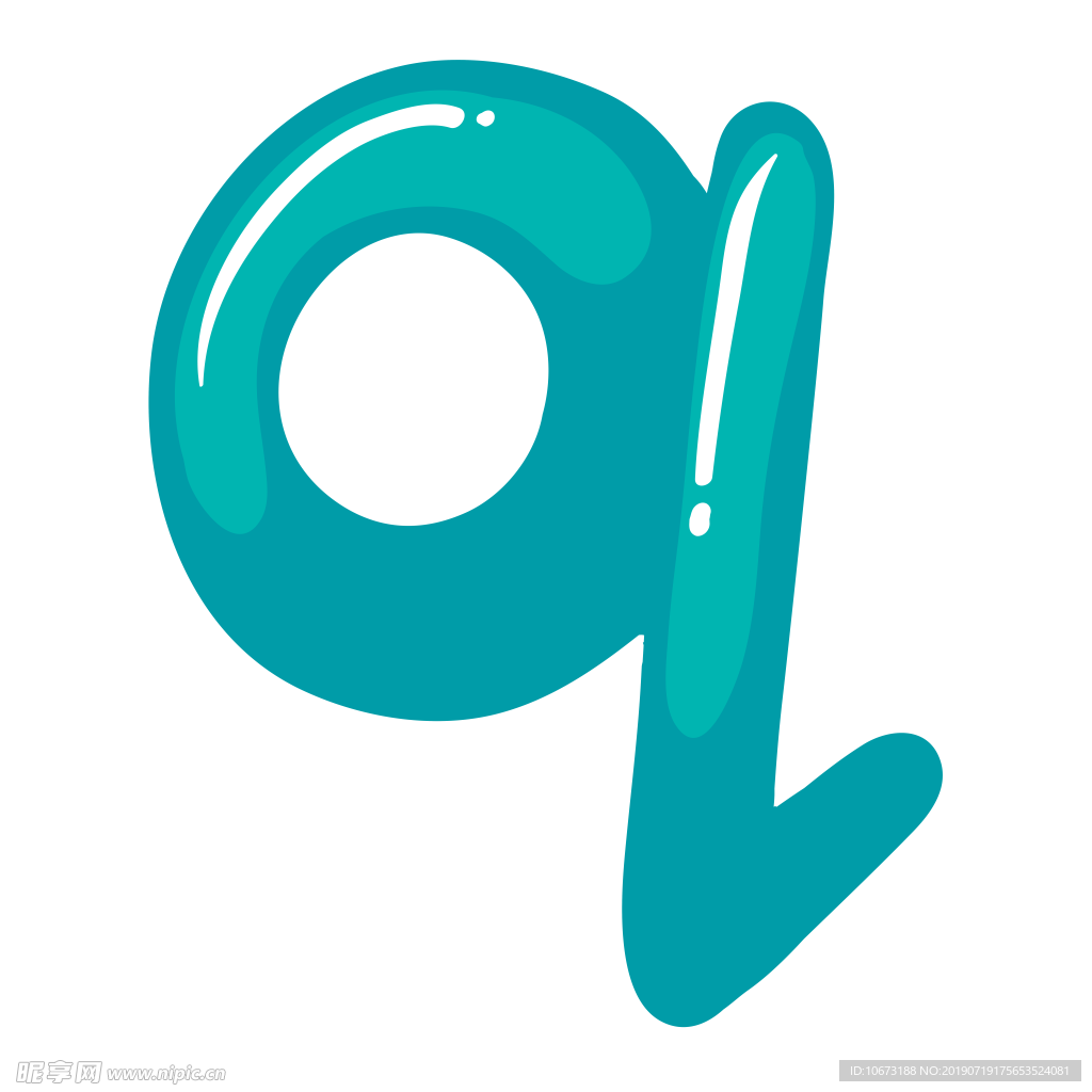卡通字母