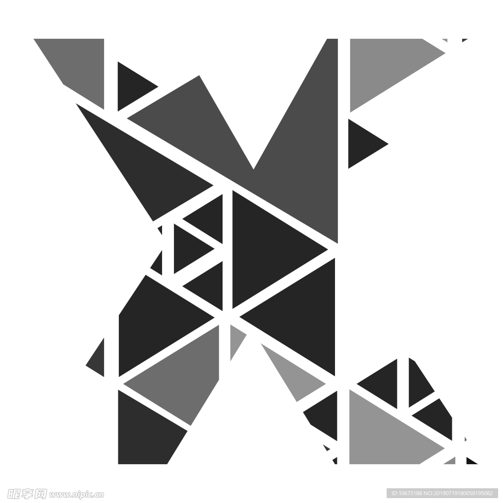 卡通字母