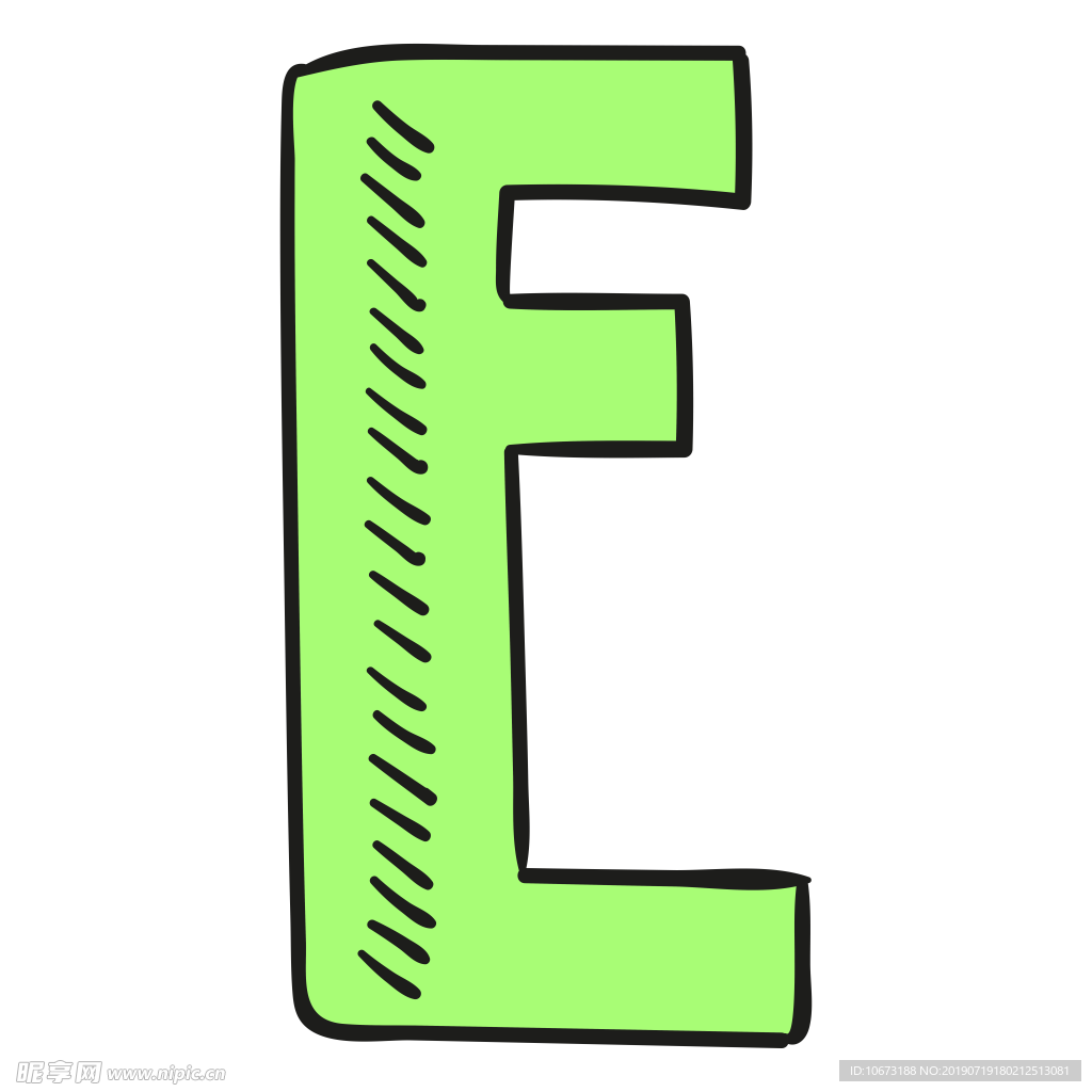 卡通字母