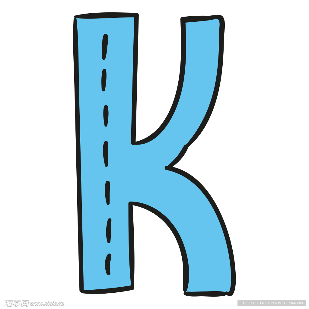 卡通字母