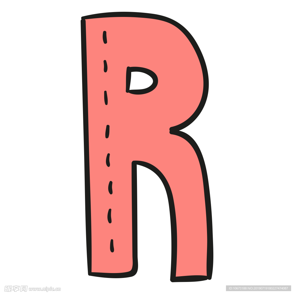 卡通字母