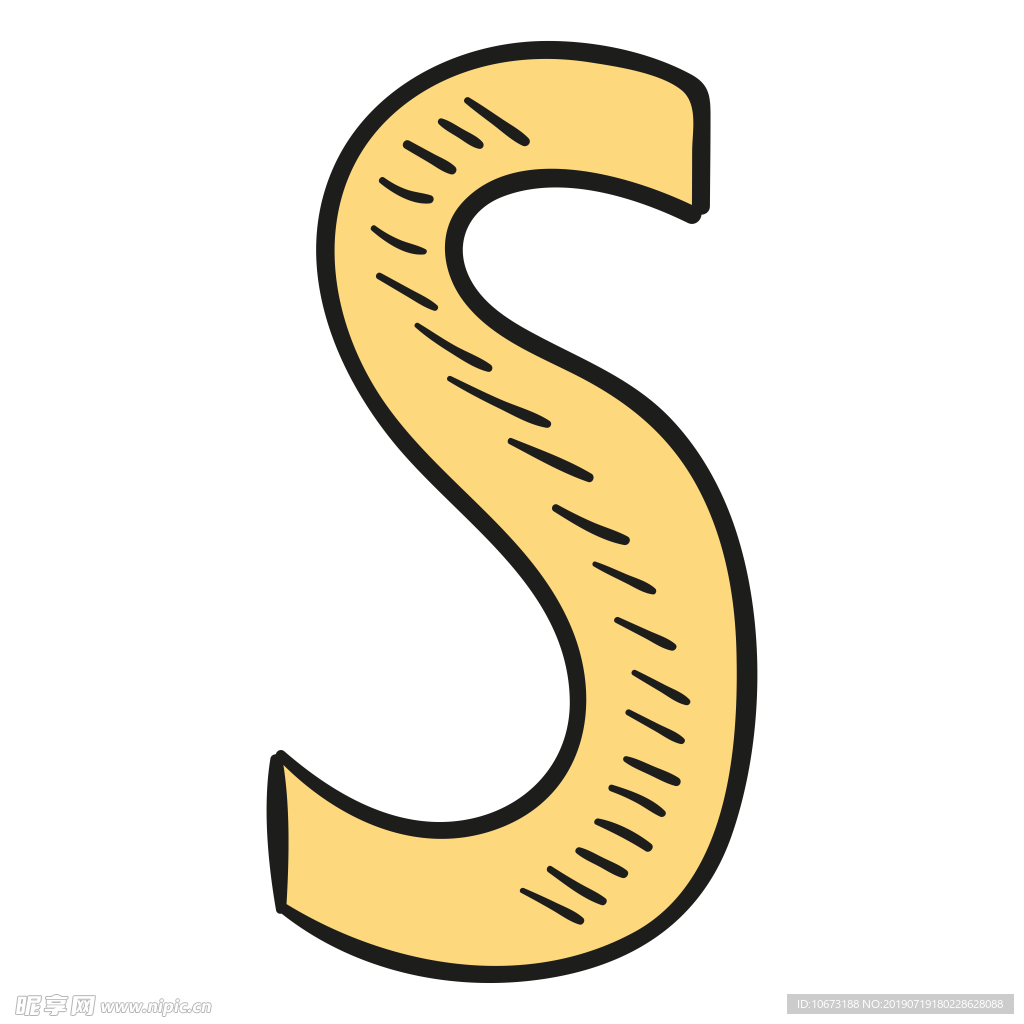 卡通字母