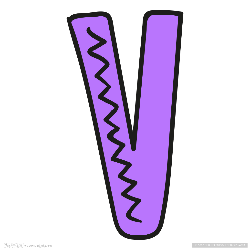 卡通字母