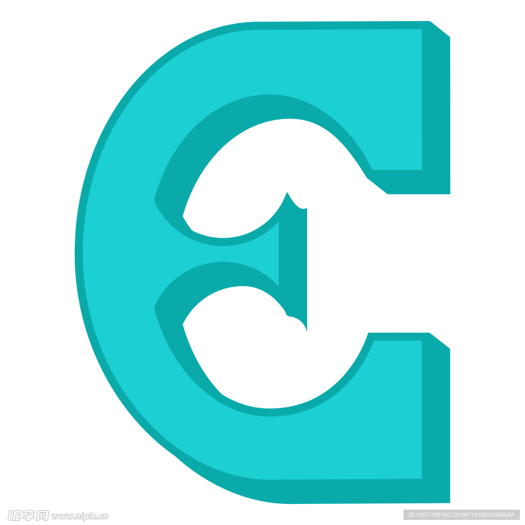 卡通字母
