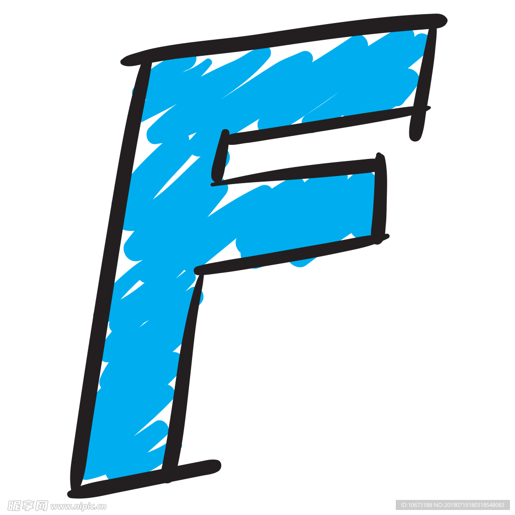 卡通字母