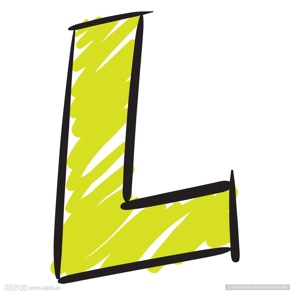 卡通字母