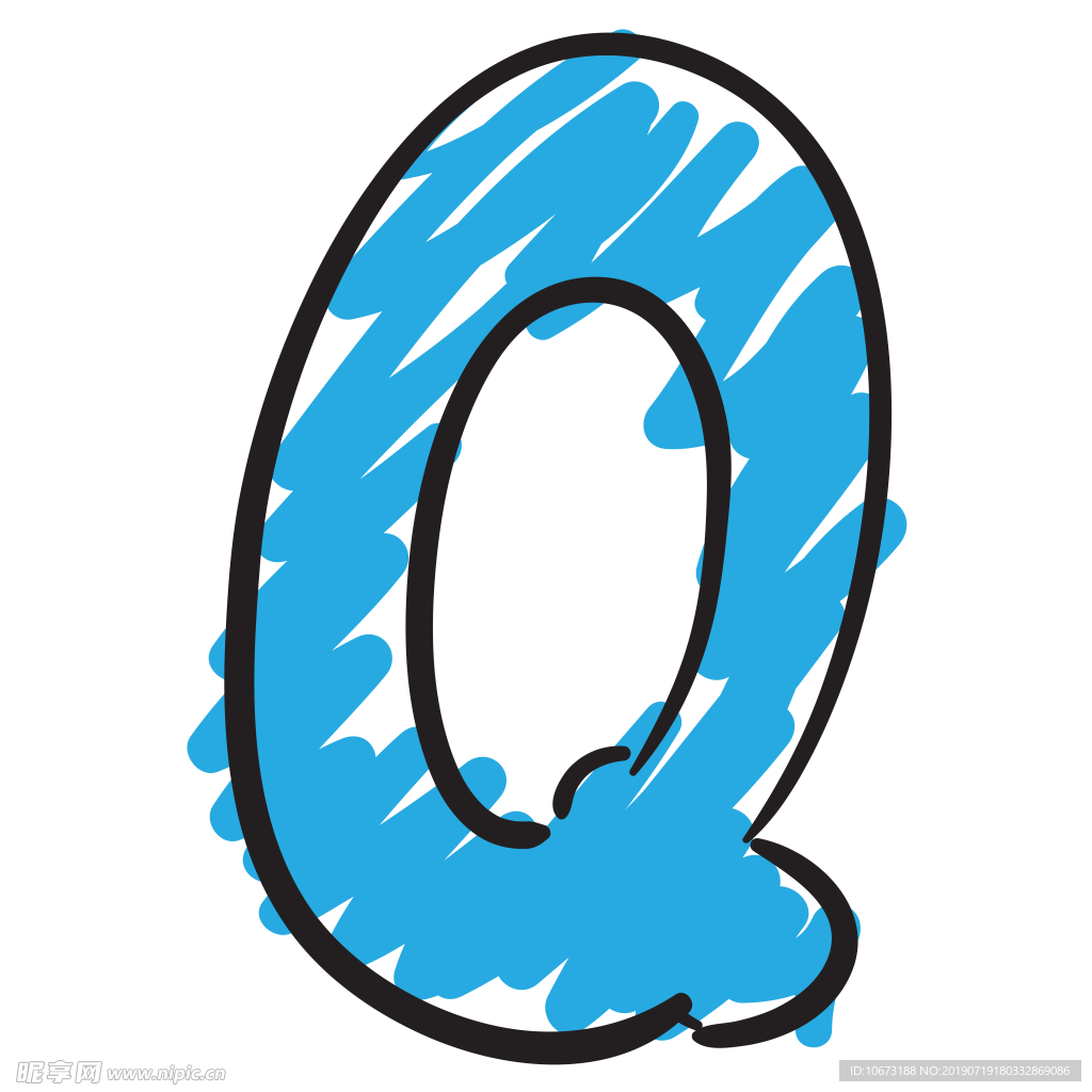 卡通字母