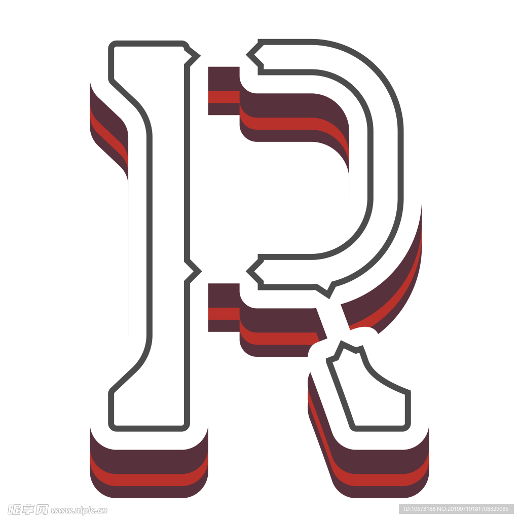 卡通字母