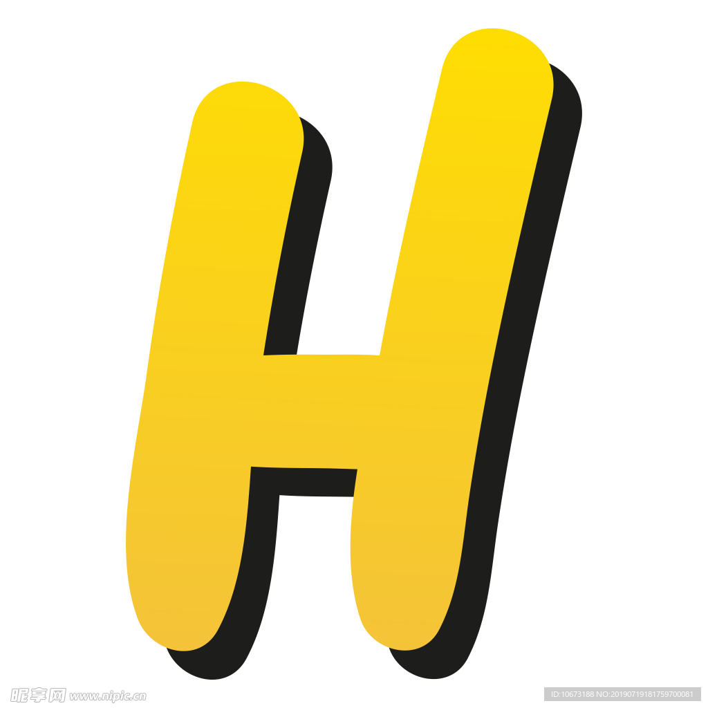卡通字母