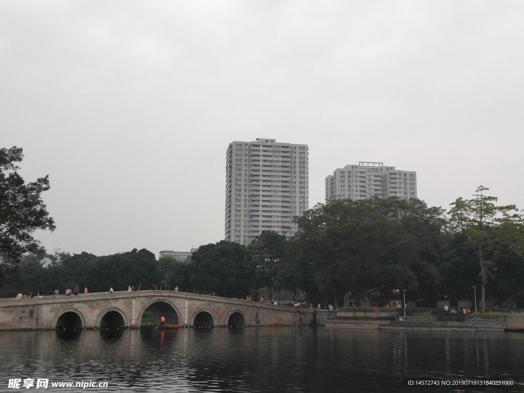 广州荔湾公园摄影图