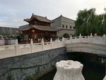 洛邑古城角楼摄影图