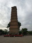 洛邑古城文峰塔摄影图