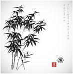 中国风国画矢量图稿