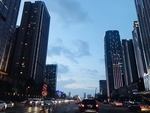 城市建筑自然风景背景画面